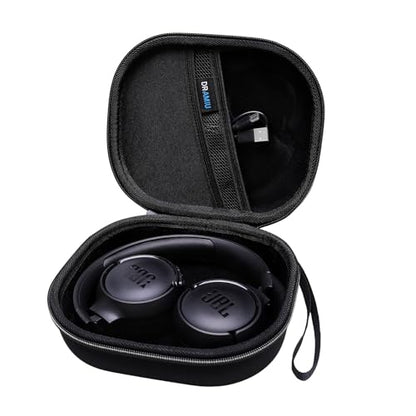 Hard Case for JBL Headphones, Black | Compatible with JBL Junior 320/ 320BT/Junior 470NC/JR 460NC/ Tune 520BT 510BT 720BT 770NC 670NC/ Live 670NC 770NC Headphone - color: Black
