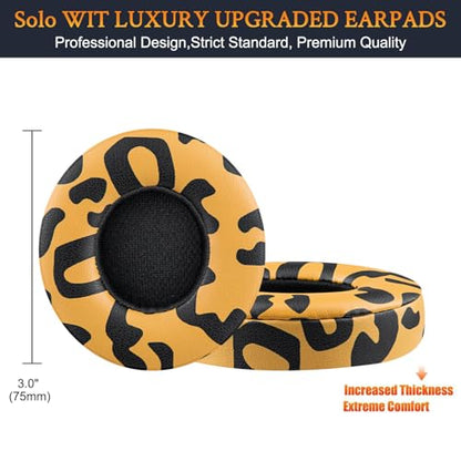 SoloWIT Earpads for Beats Solo 3 & Solo 2 On-Ear Headphones - Tiger Stripes - color: Tiger Stripes