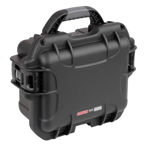 Gator GM-06-MIC-WP Waterproof Injection-Molded 6 Microphone Case - style: (6) Wired Microphones