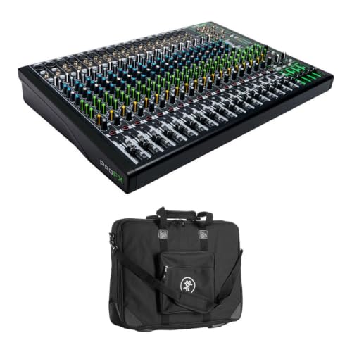 Mackie ProFX22v3 22-Channel Sound Reinforcement Mixer with Built-In FX Bundle with Mackie Carry Bag for the ProFX22v3 22-Channel Sound Reinforcement Mixer
