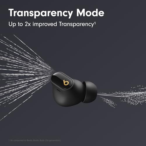 Beats Studio Buds + - Black / Gold with AppleCare+ (2 Years) - color: Black/Gold, style: With AppleCare+