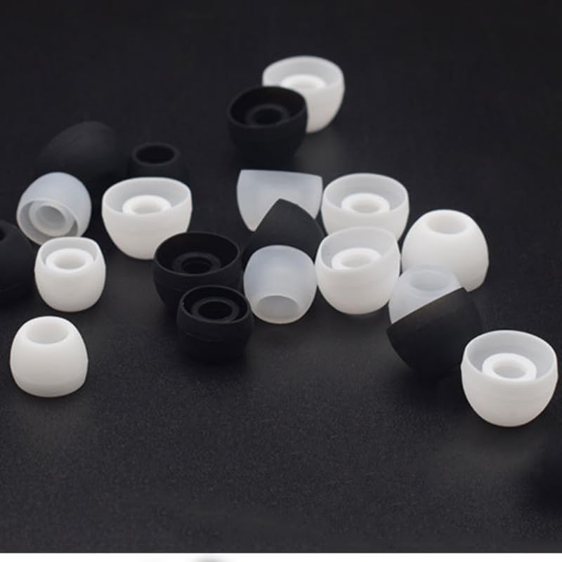 INF Silicone Ear Tips for 4.5-6 mm Earphones 3 Sizes 15 Pairs