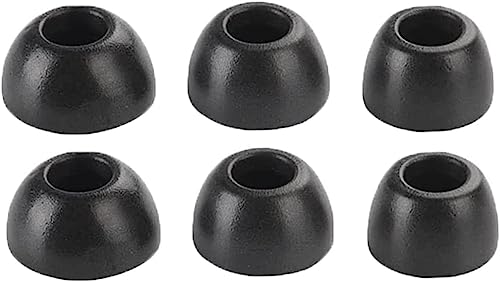 JNSA Memory Foam Ear Tips Noise Canceling Foam Tip Compatible with JBL Vibe 200TWS / Tune 130NC TWS/Free X/Live 300TWS,No Silicone Eartips Pain, Fit in Charging Case, 3 Pairs (S/M/L, Black) 214b3 - color: Foam Black