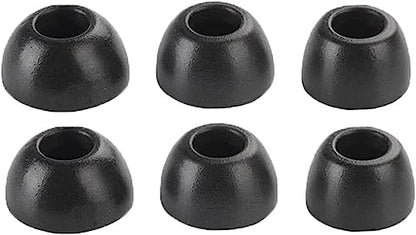 JNSA Memory Foam Ear Tips Noise Canceling Foam Tip Compatible with JBL Vibe 200TWS / Tune 130NC TWS/Free X/Live 300TWS,No Silicone Eartips Pain, Fit in Charging Case, 3 Pairs (S/M/L, Black) 214b3 - color: Foam Black