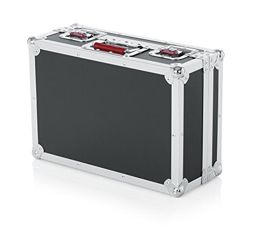 Gator Cases G-TOUR Series Road Case with Foam Drops for (15) Wired Microphones & Accessory Storage (G-TOUR M15) - size: 12.25 x 9.50 x 8.00 inches