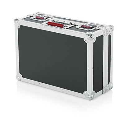 Gator Cases G-TOUR Series Road Case with Foam Drops for (15) Wired Microphones & Accessory Storage (G-TOUR M15) - size: 12.25 x 9.50 x 8.00 inches