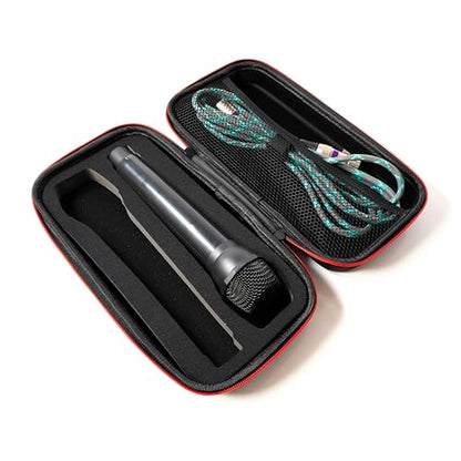 Fabricko Dual Wireless Microphone Travel Case, Hard EVA case, Protective, Shockproof, Waterproof for outdoor