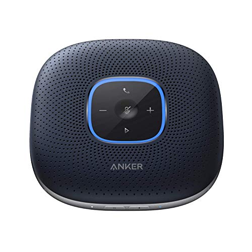 Anker PowerConf Speakerphone, Zoom Certified Conference Speaker with 6 Mics - color: Blue