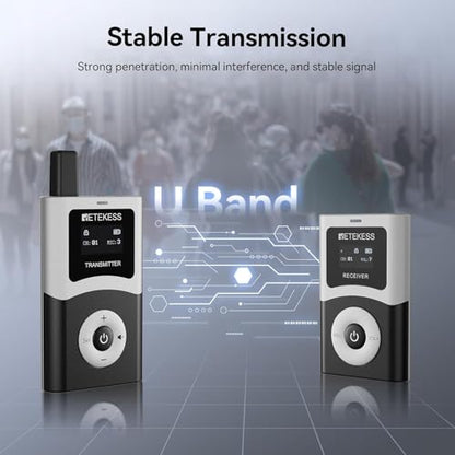 Retekess T130U(4nd Gen T130) U-Band Tour Guide System (5TX 120RX) | for Tour Groups, Digital Mode, Stable Signal, 32-Slot Charging Case,60-Slot Charging Case, 200M,40H, One-Key Operation - style: 5-120