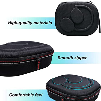 XANAD Hard Case for JBL Tune 720BT/770NC/710BT/760NC/700BT/750BT/510BT/660NC/520BT/500/E45BT and JBL Live 770NC/660NC/650BT/460NC/670NC/400BT/500BT and Wireless Headphone,Black - color: Black Outside+Black Inside