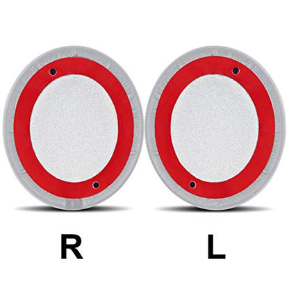 Professional Replacement Ear Pads for Beats Solo 2 & Solo 3 Wireless On-Ear Headphone/Soft Protein Leather/Noise Isolation Memory Foam/Strong Adhesive Tape/Cloud Like Comfort/Extra Durable - color: Grey