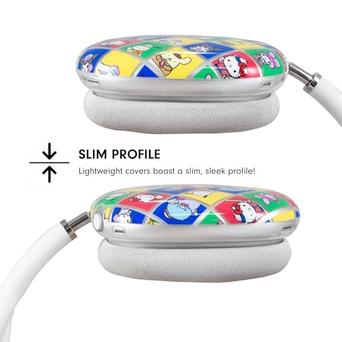 Sonix x Sanrio Protective Case Cover for AirPods Max Headphones - Stylish TPU Hard Shell Ear Cup Covers | Hello Kitty & Friends Sports - color: Hello Kitty and Friends Sports
