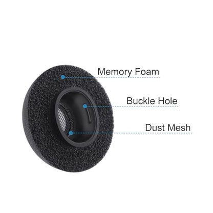 Klowcok Ear Tips for AirPods Pro 3 (3rd Gen 2025), Foam Earbuds Tips, S/M/L | Replacement Eartips, Fit in The Charging Case, 3 Pairs, Black - size: Assorted-S/M/L