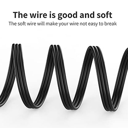 Audio Video RCA Cable, 25FT 3RCA to 3RCA Composite AV Cable Compatible with Set-Top Box, Speaker, Amplifier, DVD Player, 24K Gold Plated - size: 25FT