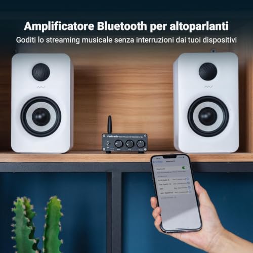 Fosi Audio Box X2 Phono Preamp, Stereo Audio Hi-Fi Preamplifier and BT20A Bluetooth Stereo Amplifier