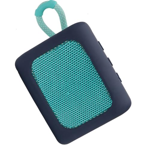 Silicone Case Compatible with JBL GO 3 Speaker, Blue - color: blue