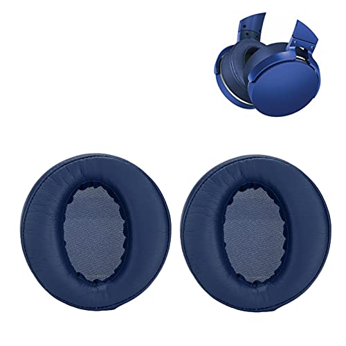GOWENIC Replacement Ear Pads for MDRXB950BT Headset Headphone Earpads, Red Velour Ear Cushions, Soft Foam Earpad Covers for Over Headphones (Blue) - color: Blue