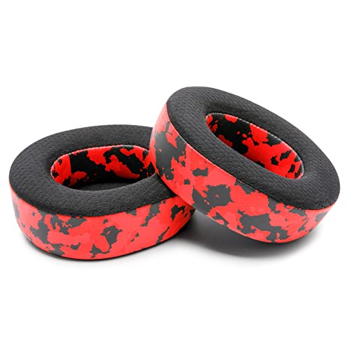 WC Freeze Nova Pro Wireless - Earpads for Arctis Nova Pro Wireless & More | Made by Wicked Cushions | Also fits SteelSeries Nova Elite & Nova Pro Omni(Doesn't Fit Other Models) | Red Camo - color: Red Camo