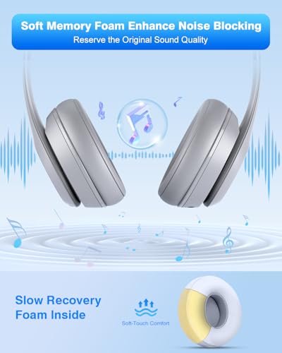 Link Dream Replacement Beats Solo 3 Earpad Beats Solo 2 Replacement Ear Pads Memory Foam Cushions Cover for Beats Solo 2 & Solo 3 Wireless Headphone - color: Grey