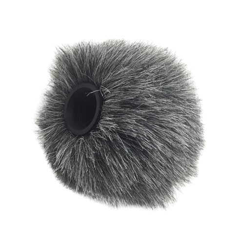 Vaguelly Windscreen Microphone Cover Windproof Furry Protector for Camera Microphones Reduces Wind Noise Easy to Use