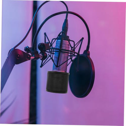 U Shaped Mic Windscreen Shield for Microphone Noise Isolation - size: 10.00X10.00X9.50CM