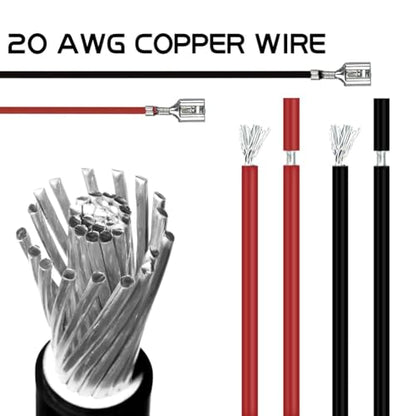 30PCS 2.8mm /4.8mm /6.3mm Female Speaker Wire Connectors with Insulation Sleeve Speaker Connector Quick Splice Kit