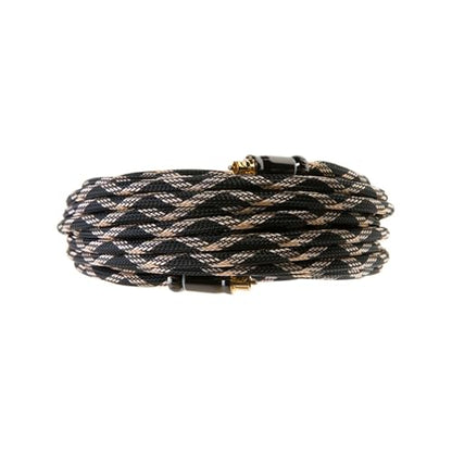 Cables Direct Online 25FT Premium Toslink Optical Audio Cable High Fidelity Digital Fiber Optic Cord for Home Theater, Sound Bar, Gaming Consoles Durable Nylon Braided Design Gold-Plated Connectors - size: 25ft