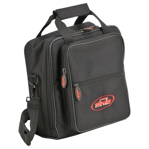 SKB Cases 1SKB-UB1212 UB Series 1212 Mixer Case, Padded Audio Equipment Bag for DJ Controller, Recorder and Studio Gear, 12 x 12 x 4 Inch, Black | Fits controllers recorders and studio equipment, doubles as gear-carrying solution, protects knobs and fader