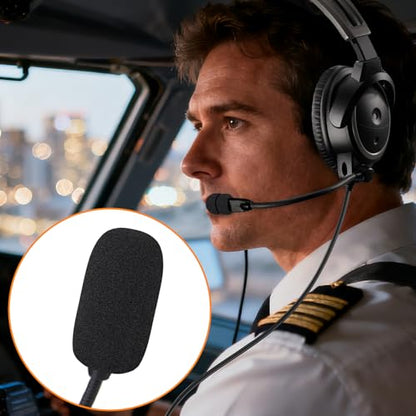 SOULWIT Mic Cover for Bose Aviation (A20/A30/X A10) - Black - color: Black