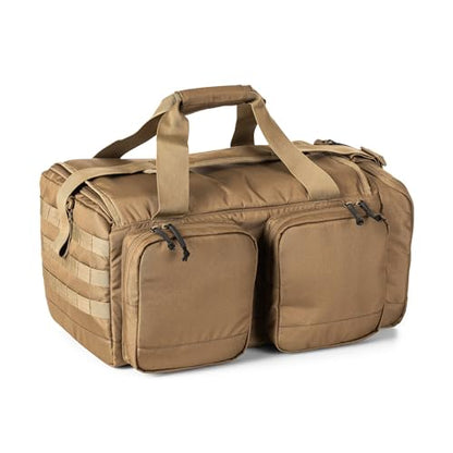5.11 Tactical Range Ready Trainer Bag, Ammo Molle Duffle, Secure EDC Pack | Style 56567ABR, Range Bag with Shoulder Strap, Padded Compartments, EDC Training Storage, Durable - color: Kangaroo