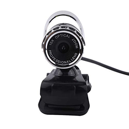 Webcam, USB 2.0 Webcam with Microphone, 12.0M Pixels HD Video Camera for Laptop and Desktop, Perfect for Streaming and Video Calls