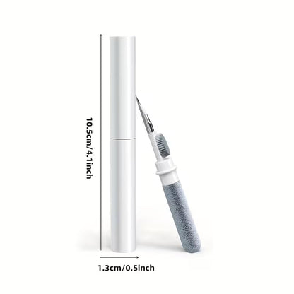 Electronic Cleaning Pen for Earbuds & Keyboards - Portable Precision Cleaning Kit for Earphone, Airpod, Laptop, Tablet, Phone, Computer, Switch & Camera Lens (White)