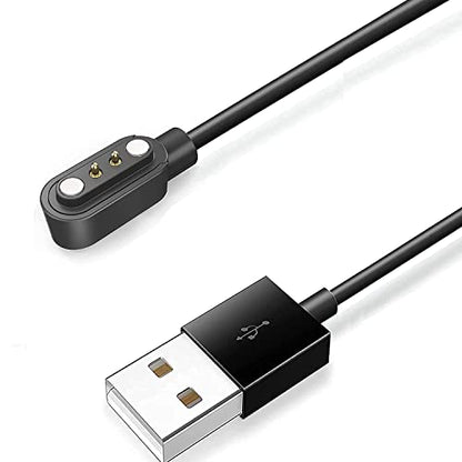 Lamshaw Compatible with Ortizan Air Conduction Headphones Charger, Magnetic Replacement Charging Compatible for Ortizan i10 Air Conduction Headphones (Black) - color: Black