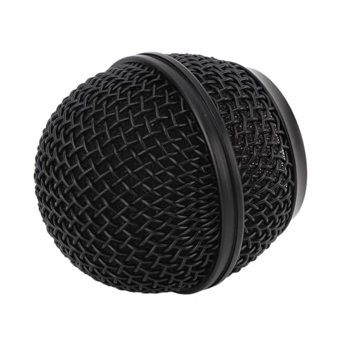 Mic Grille Replacement, Metal Microphone Grille Ball with Inner Foam, Microphone Ball Mesh Grill Parts for SM58 SM58S SM58LC BETA58 BETA58A SA M30 SV100 UT2 PGX24 SLX4