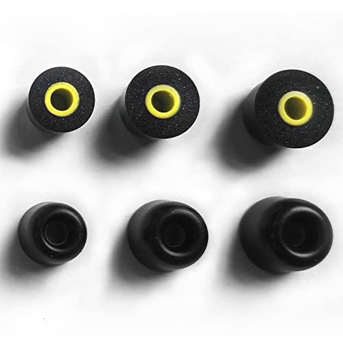 KZ FT01 Memory Foam Ear Tips 6-Pack for IEMs, S/M/L
