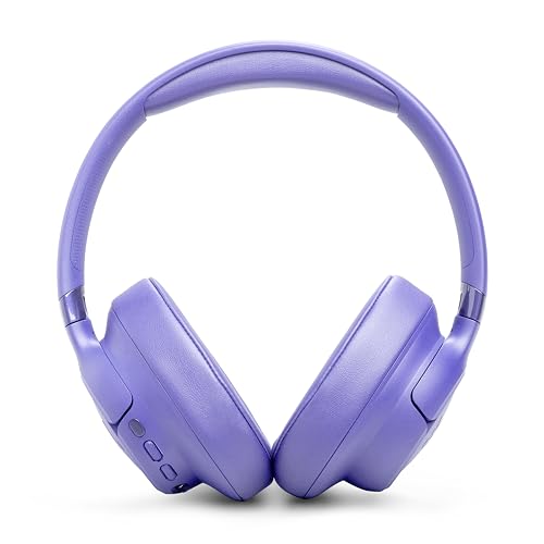 JBL Tune 780NC - Wireless Over-Ear Adaptive Noise Cancelling Headphones with Powerful Hi-Res JBL Pure Bass Sound and Spatial Sound, with Up to 76 Hours of Battery Life, Plus Speed Charge (Lavender) - color: Purple
