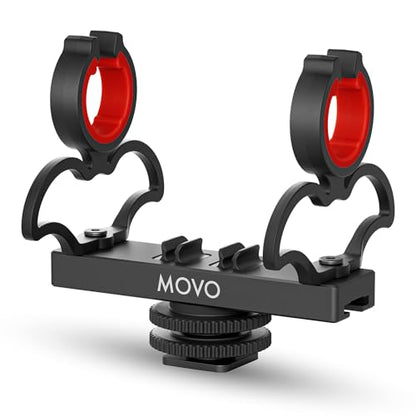 Movo SM6 Ultraflex Premium Shockmount for Shotgun Microphones – Compatible with Rode NTG Series, Sennheiser MKE600, Audio-Technica AT875R, and More - style: Shockmount