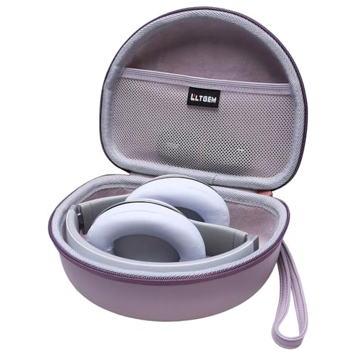 Case for Beats Studio Pro/Solo 4/Studio3/Solo3 Headphone PU Purple | Hard Carrying Travel Case for Beats Studio Pro/Solo 4/Studio3/Solo3 Wireless Headphone - color: Purple