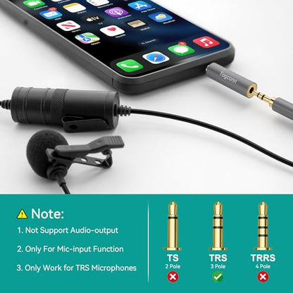 3.5mm TRS to TRRS/TRRS to TRS Audio Adapter 2 Pack - color: 3.5mm TRS to TRRS / TRRS to TRS, size: 2 Pack