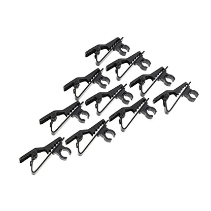 10pcs Mic Wire Clips Lavalier Microphone Clip Replacement for Mic for Streaming
