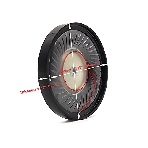 40mm Speaker Driver, 2 Pcs Headphone Speaker Units 32ohm Replacement for Bose QC45 QC35 QC25 QC15 QC2 QC3 AE2 OE2, Beats Solo Studio 2 3, Razer Kraken 7.1, AKG Y500, Steelseries Arctis 3, etc