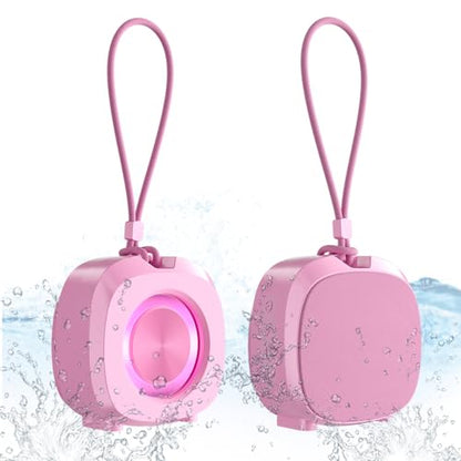 Bluetooth Speaker Portable Media Players Clear Loud Stereo Sound Deep Bass Wireless Speaker With Lights TWS IPX5 Waterproof Small Speakers Long Playtime for Home/Party/Outdoor/Beach Electronic Gadgets - color: Pink