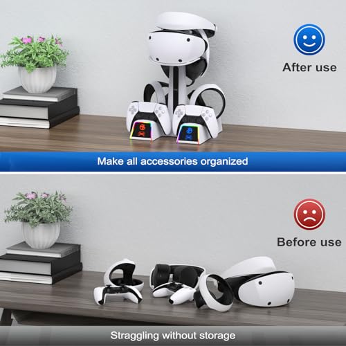 RGB Charging Station for PSVR 2/PS5 Edge/PS5 Controller