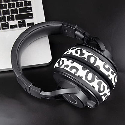 SOULWIT Earpads for ATH M50X/M40X, HyperX Cloud 2/3/Alpha, MDR-7506, Arctis 7/9/5/Nova 7/Pro Wired, G Pro X, Sennheiser HD280, Razer Kaira/Barracuda/Kraken Series, Turtle Beach Stealth,Cooling Gel-S L - color: Snow Leopard