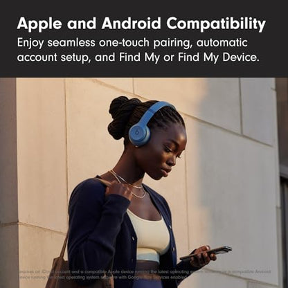 Beats Solo4 with AppleCare+ for Headphones (2 Years) - Slate Blue - color: Slate Blue, style: With AppleCare+