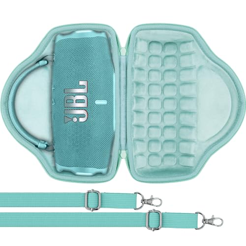 Aenllosi Hard Case for JBL Charge 6 Speaker, Mint Green | EVA case construction, Water-resistant design, Dust-resistant design, Protective case only - color: Mint Green