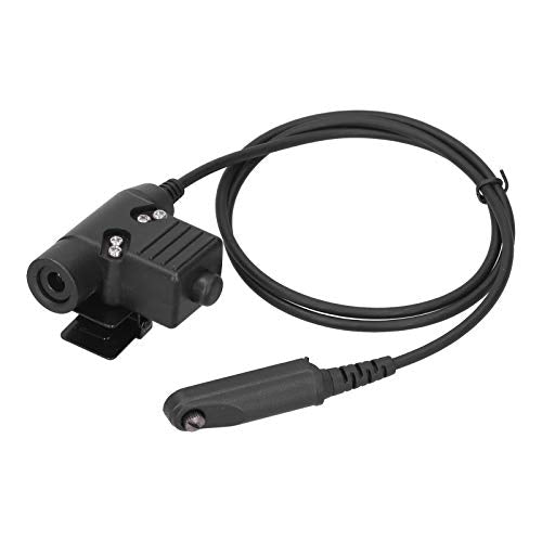 U94 PTT Cable Plug Headset Adapter Compatible for Baofeng UV 9R/UV 9RPLUS/UV XS Walkie Talkie, 3.3ft