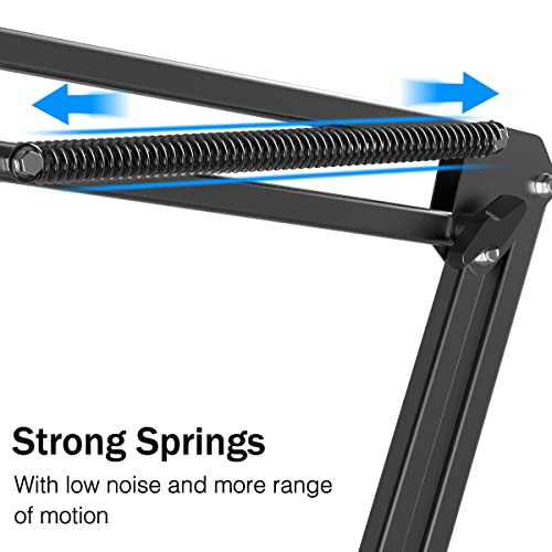 FIFINE Microphone Boom Arm with XLR Cable Bundle, Mic Arm Stand with 3/8” to 5/8” Adapter, Desk Clamp, 10ft Microphone Cable Audio Cord Compatible with XLR Mic, Audio Mixer for Recording (CS1+L9)