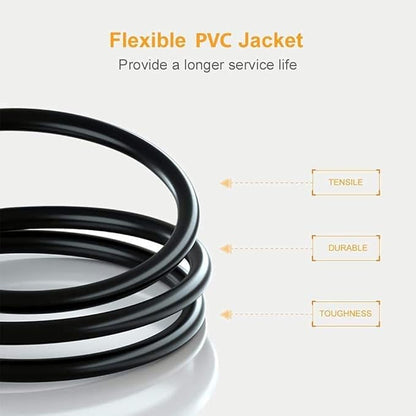 5 Pin XLR Microphone Cable, XLR Connector, Balanced Male to Female Connections for Microphone and Audio Interface (5 Meter/16.4Ft)