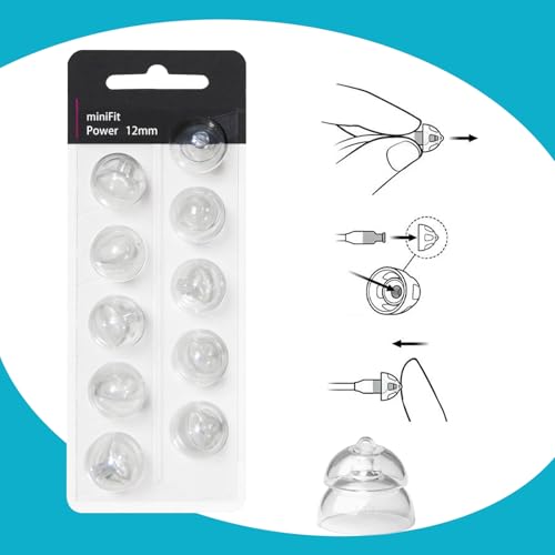 for Oticon Hearing Aid Supplies,Power Dome 6MM/20PCS,Hearing Aid Domes - size: 6MM POWER DOME